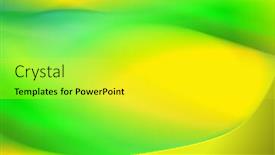  Presentation with green-abstract - Amazing slides having green-yellow-abstract-composition backdrop and a yellow colored foreground
