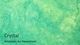  Presentation with green paper texture - PPT layouts featuring green yellow hand dyed paper texture background and a seafoam green colored foreground