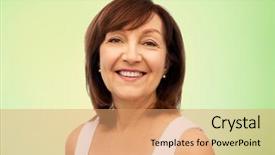  Presentation with green beauty - Theme featuring greenbio - beauty and old people concept background and a  colored foreground