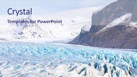  Presentation with shenandoah national park big meadows - Cool new PPT theme with greenland - skaftafell glacier national park iceland backdrop and a sky blue colored foreground