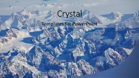  Presentation with aircraft - Theme with greenland - view from aircraft background and a light blue colored foreground