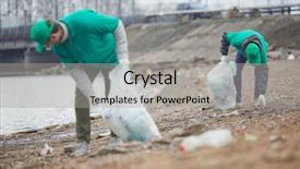  Presentation with virile young men - Theme enhanced with greenpeace - young men protecting environment background and a light gray colored foreground