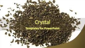  Presentation with green tea - Cool new presentation theme with greentea - green tea leaf on white backdrop and a  colored foreground