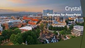  Presentation with falls - PPT layouts with greenville-south-carolina-at-falls background and a gray colored foreground