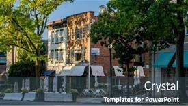  Presentation with terra - Beautiful PPT theme featuring greenwich-ct-usa-september-11 backdrop and a dark gray colored foreground