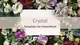  Presentation with greeting card - Slide deck enhanced with greeting-card-template-with-gifts background and a lemonade colored foreground