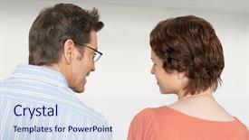  Presentation with reflection looking back to go forward - Slide set featuring grenada - back view of couple looking background and a sky blue colored foreground