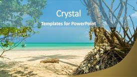  Presentation with caribbean - Slide deck consisting of grenada - beach of the caribbean islands background and a  colored foreground