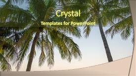  Presentation with caribbean - Amazing PPT theme having grenada - beach of the caribbean islands backdrop and a  colored foreground