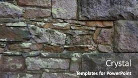  Presentation with brown old fashioned landscape - Amazing PPT theme having grey-and-brown-old-solid backdrop and a dark gray colored foreground