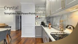  Presentation with classic - Slide set consisting of grey-and-white-contemporary-classic background and a light gray colored foreground