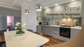  Presentation with classic - Amazing presentation theme having grey-and-white-contemporary-classic backdrop and a light gray colored foreground