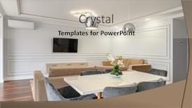  Presentation with classic - Amazing presentation theme having grey-and-white-contemporary-classic backdrop and a light gray colored foreground