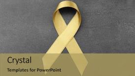  Presentation with childhood cancer - Amazing slide set having grey background children cancer backdrop and a yellow colored foreground