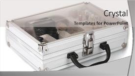  Presentation with tools - Cool new PPT theme with frog lying on the stone backdrop and a tawny brown colored foreground