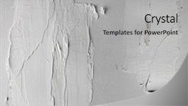  Presentation with brush stroke - Audience pleasing slide set consisting of gray empty wall abstract background backdrop and a light gray colored foreground