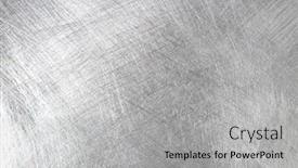  Presentation with brushed metal - PPT theme consisting of grey-brushed-metal-texture-background background and a light gray colored foreground