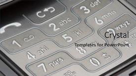  Presentation with cell - Beautiful presentation featuring grey detailed cell phone number backdrop and a  colored foreground