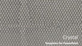  Presentation with textile - Slides consisting of grey-fabric-seamless-textile-texture background and a gray colored foreground
