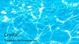  Presentation with pattern - Colorful PPT theme enhanced with grey fountain - light and water pool pattern backdrop and a  colored foreground