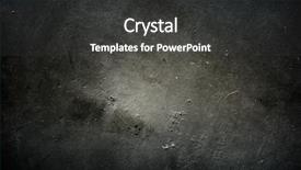  Presentation with wall - Cool new theme with grey grunge textured wall background backdrop and a dark gray colored foreground