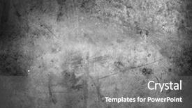  Presentation with wall - Presentation design consisting of grey grunge textured wall background background and a  colored foreground