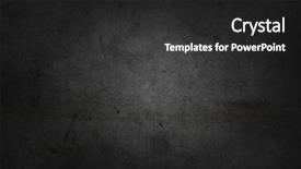  Presentation with wall - PPT theme enhanced with grey grunge textured wall background background and a  colored foreground