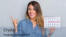  Presentation with young grey maine coon cat - Slide deck consisting of grey grunge wall showing period background and a  colored foreground