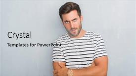  Presentation with grey - PPT theme enhanced with grey grunge wall wearing navy background and a light gray colored foreground