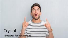  Presentation with grey - Slides enhanced with grey grunge wall wearing navy background and a  colored foreground