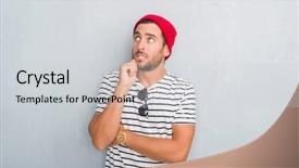  Presentation with navy - Theme with grey grunge wall wearing navy background and a  colored foreground