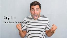  Presentation with open bible over grunge sandstone - Audience pleasing presentation theme consisting of grey grunge wall wearing navy backdrop and a light gray colored foreground