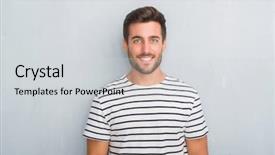  Presentation with grey - Theme consisting of grey grunge wall wearing navy background and a light gray colored foreground