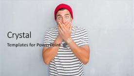  Presentation with navy - PPT theme consisting of grey grunge wall wearing navy background and a light gray colored foreground