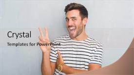  Presentation with grey - Beautiful PPT layouts featuring grey grunge wall wearing navy backdrop and a soft green colored foreground