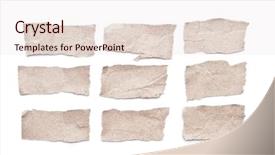  Presentation with torn paper - Slide deck with kayaking on beautiful nature at summer sunny day sport people having fun on a river background and a light gray colored foreground