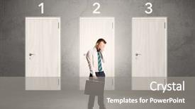  Presentation with room - Presentation consisting of grey room with three background and a gray colored foreground