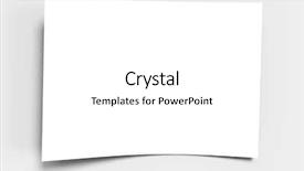  Presentation with empty - Colorful theme enhanced with empty paper sheet backdrop and a white colored foreground