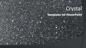  Presentation with frying - Slide deck having grey texture macro shoot of non-stick surface of frying pan background and a dark gray colored foreground