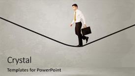  Presentation with elegan - Presentation theme having grey urban wall background environment background and a light gray colored foreground