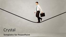  Presentation with elegan - Audience pleasing theme consisting of grey urban wall background environment backdrop and a light gray colored foreground