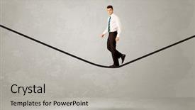  Presentation with elegan - Slide deck with grey urban wall background environment background and a  colored foreground