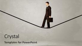  Presentation with elegan - Theme enhanced with grey urban wall background environment background and a  colored foreground