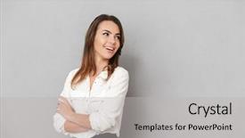  Presentation with amazing - Presentation theme consisting of grey wall background looking aside background and a light gray colored foreground