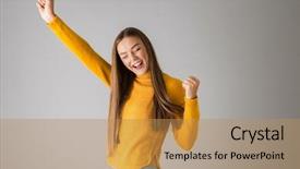  Presentation with aus law photo - Cool new slide set with grey wall background showing winner backdrop and a coral colored foreground