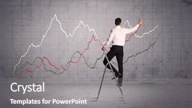  Presentation with modern - Audience pleasing PPT layouts consisting of grey wall background with exponential backdrop and a gray colored foreground