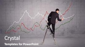  Presentation with modern - Audience pleasing theme consisting of grey wall background with exponential backdrop and a gray colored foreground