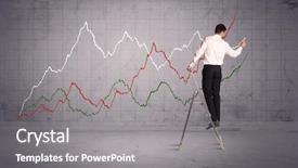  Presentation with modern - Amazing slide set having grey wall background with exponential backdrop and a gray colored foreground