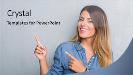  Presentation with open bible over grunge sandstone - Colorful slide deck enhanced with grey wall wearing denim outfit backdrop and a light gray colored foreground