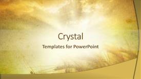  Presentation with wheat - Colorful PPT theme enhanced with gricultur - field of wheat vintage photo backdrop and a  colored foreground